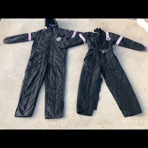2 sets of snowmobile gear